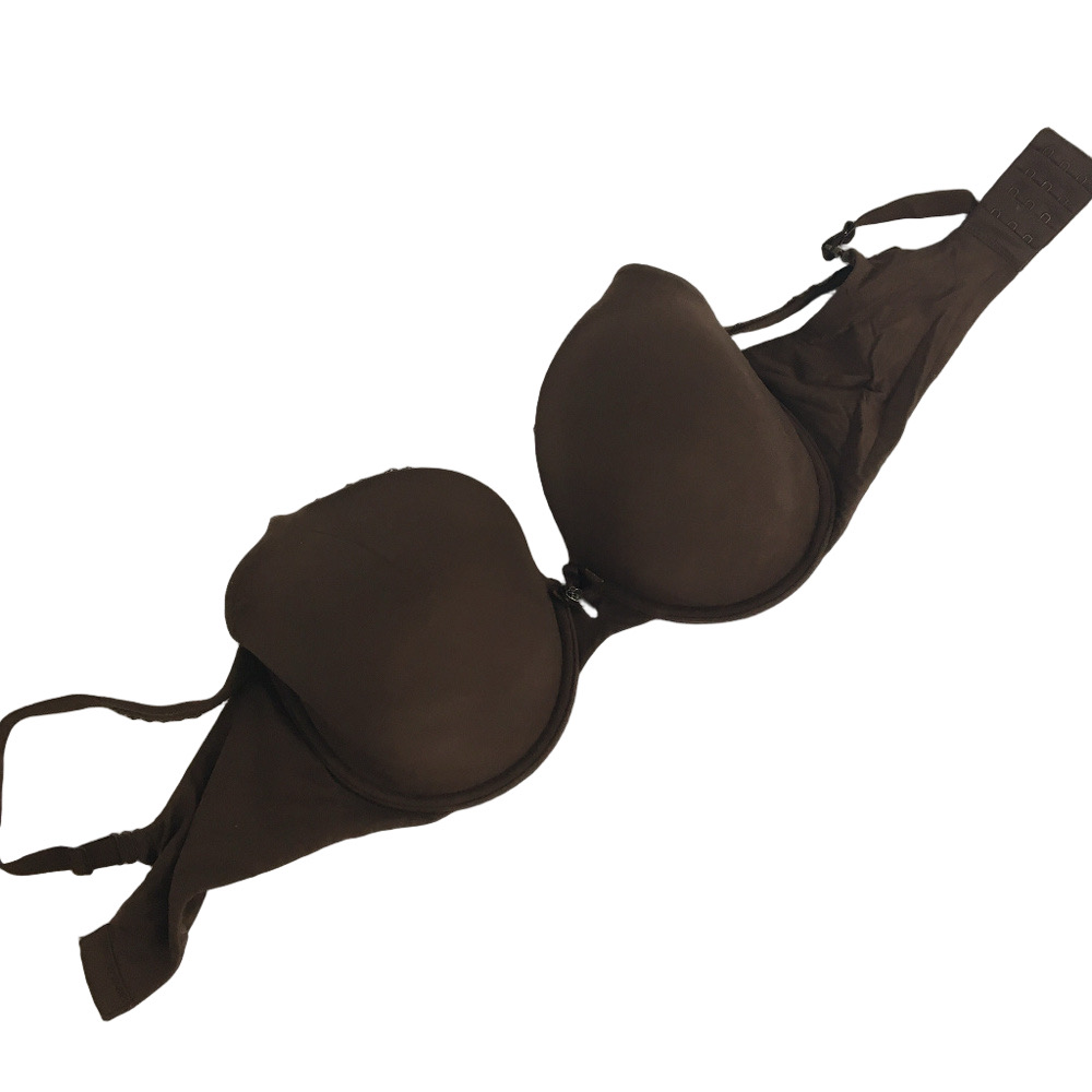 VS Chocolate Brown Perfect Coverage Bra 34F/34DDD - Picture 3 of 11